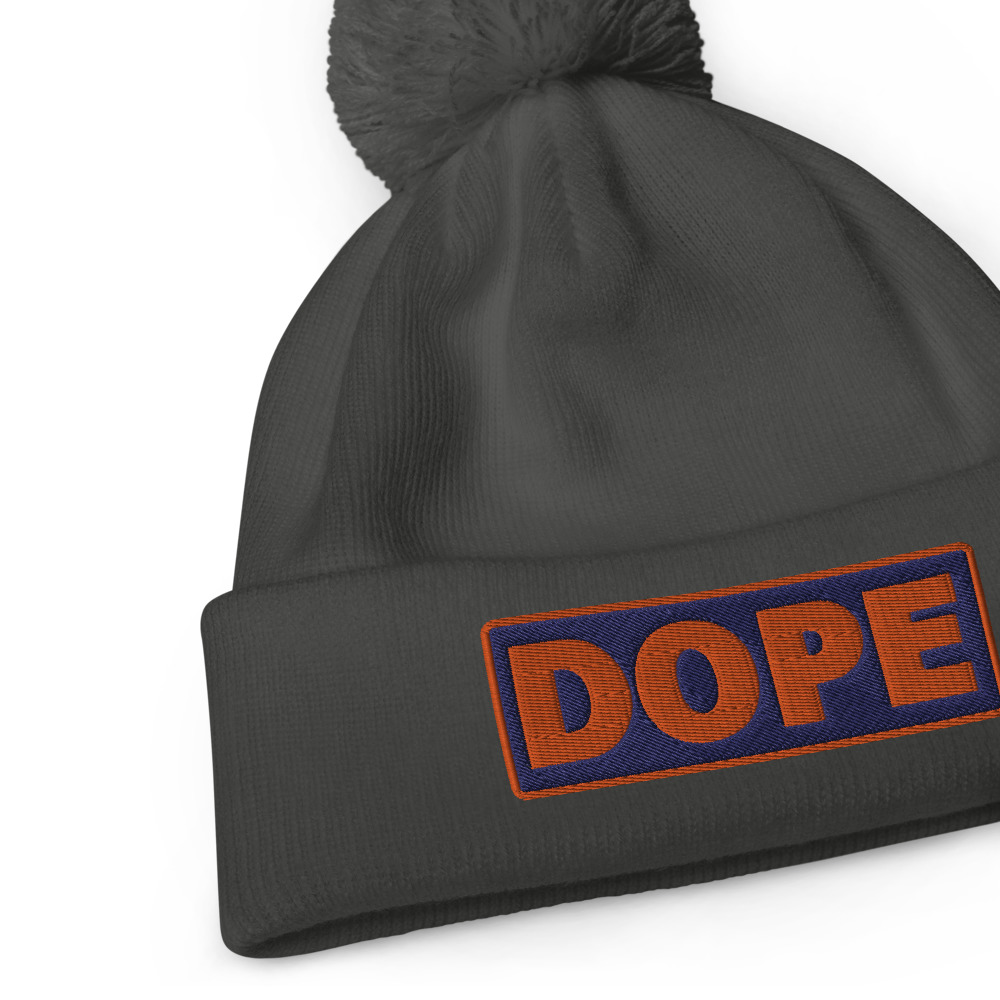 Bonnet à pompon DOPE bleu – Image 5