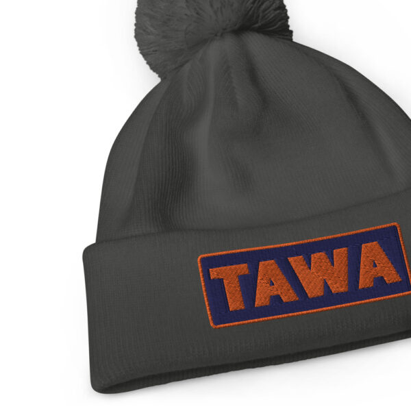 Bonnet à pompon TAWA bleu