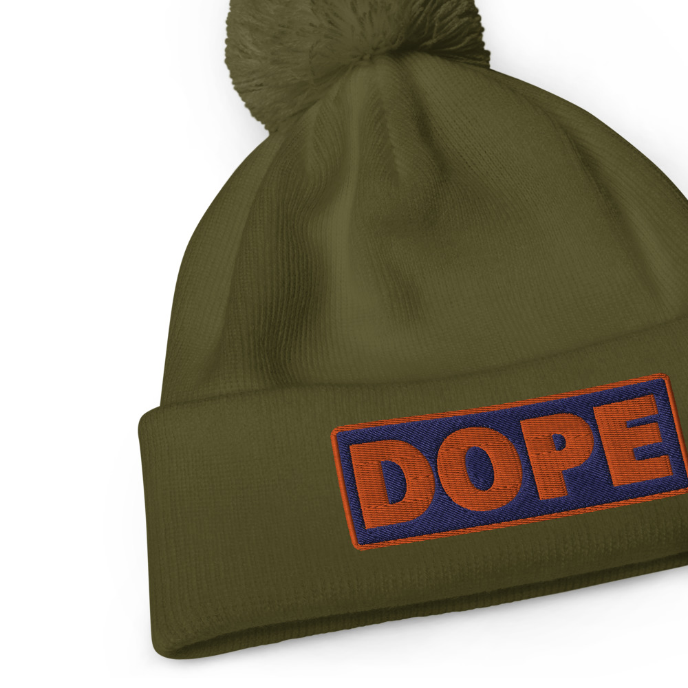 Bonnet à pompon DOPE bleu