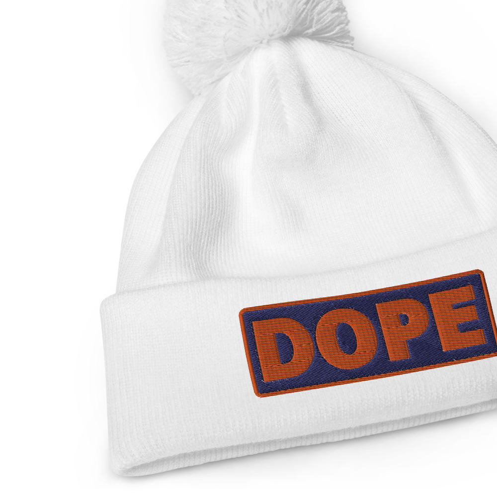 Bonnet à pompon DOPE bleu – Image 6