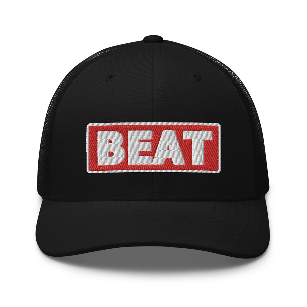 Casquette Trucker BEAT rouge