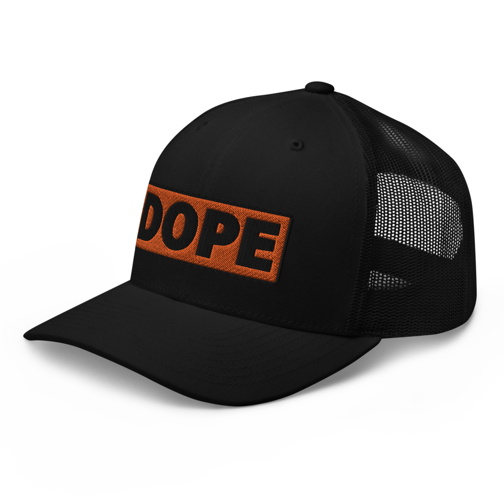 Casquette Trucker DOPE orange – Image 2