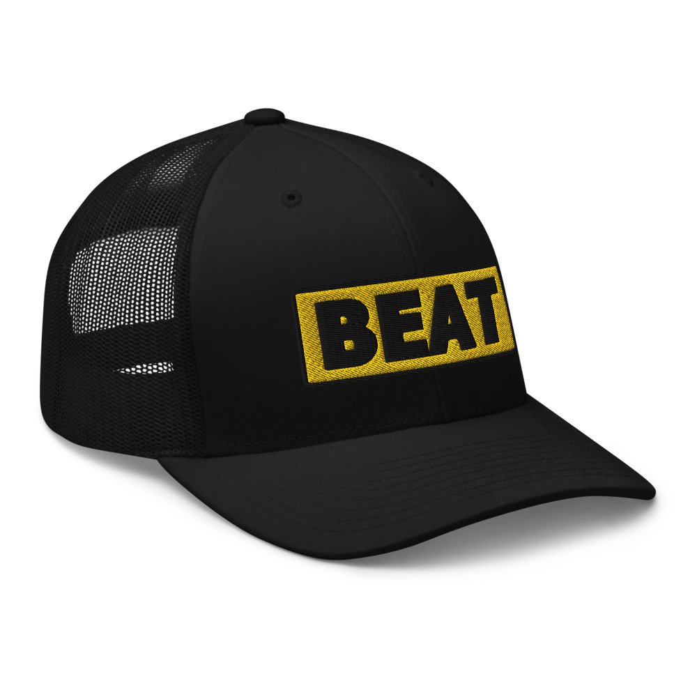 Casquette Trucker BEAT jaune – Image 2