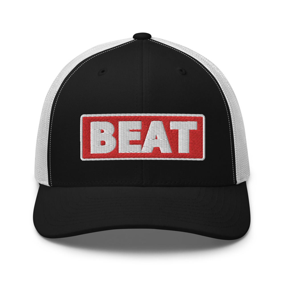 Casquette Trucker BEAT rouge – Image 2