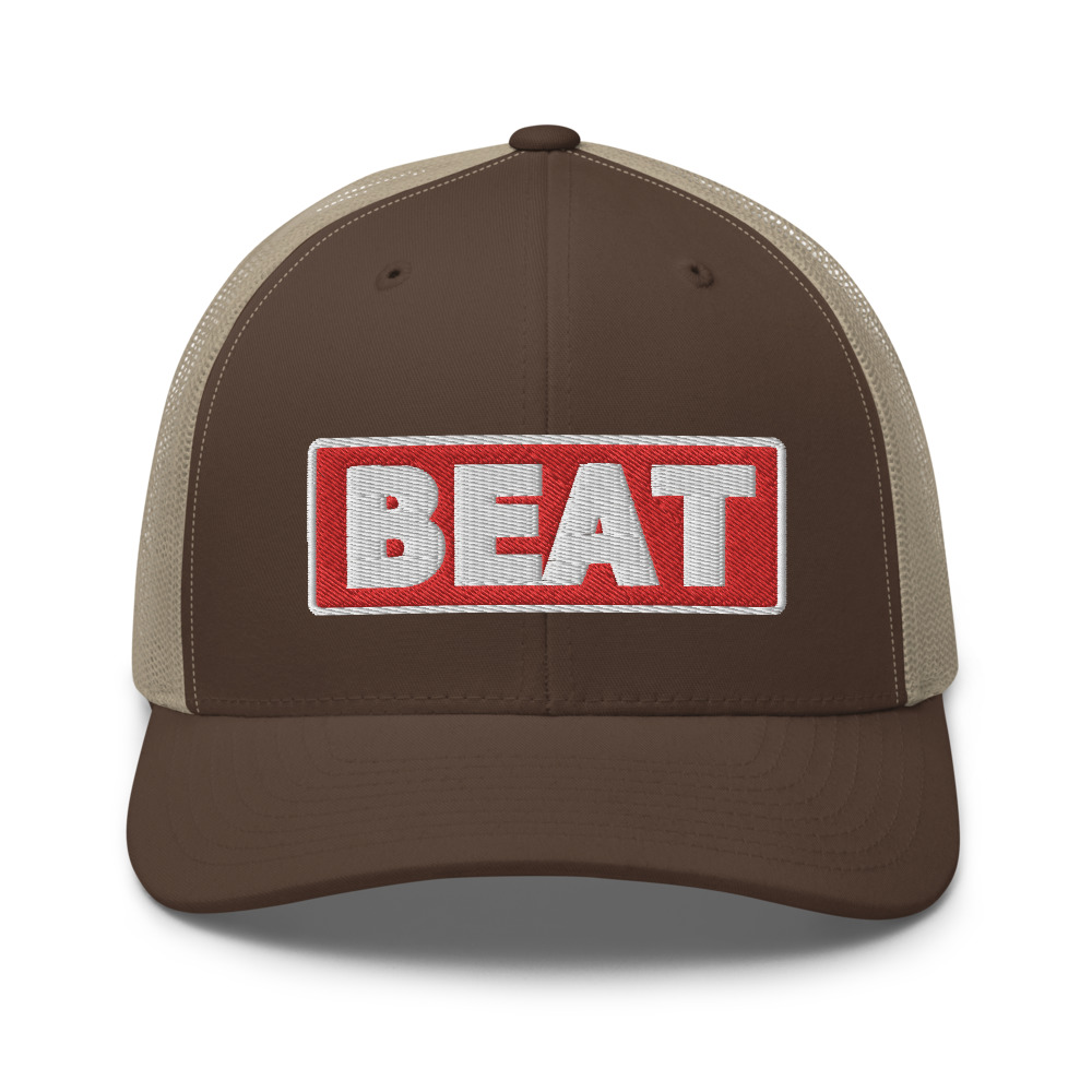 Casquette Trucker BEAT rouge – Image 5