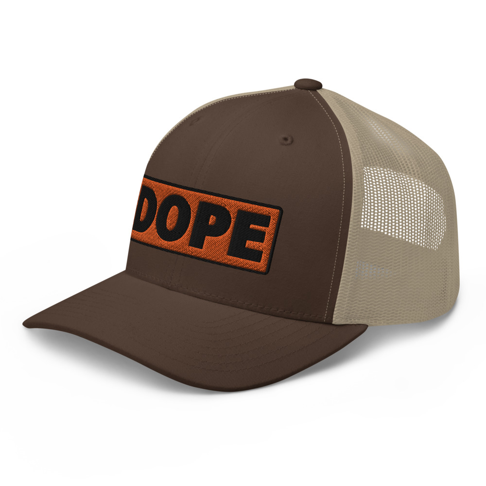 Casquette Trucker DOPE orange – Image 6