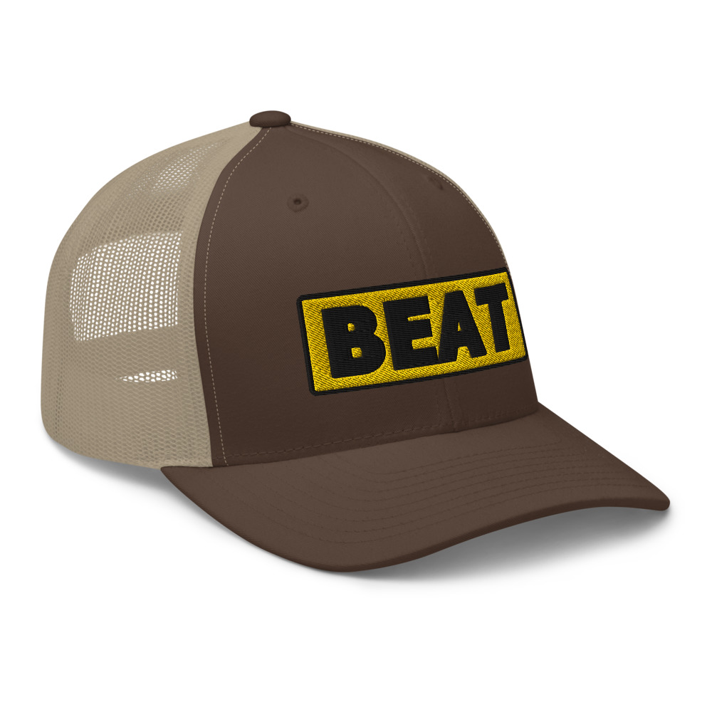 Casquette Trucker BEAT jaune – Image 6