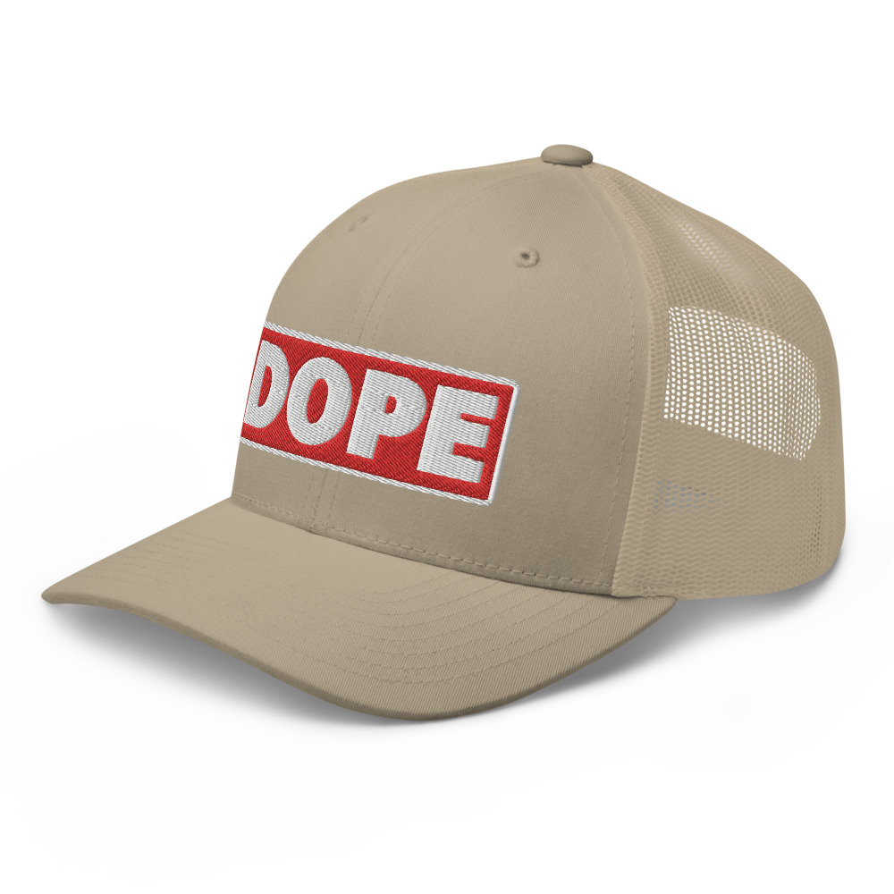 Casquette Trucker DOPE rouge – Image 8