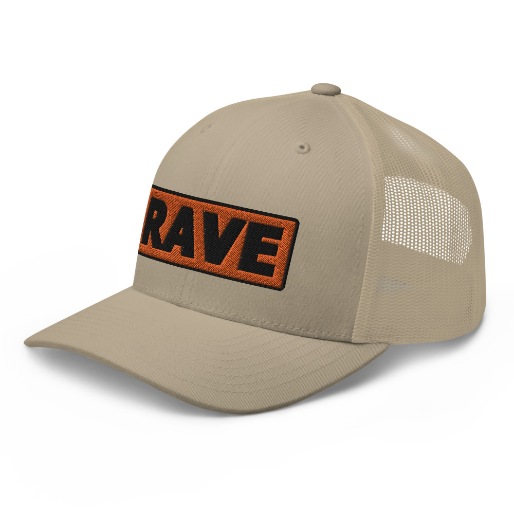 Casquette Trucker RAVE orange – Image 9