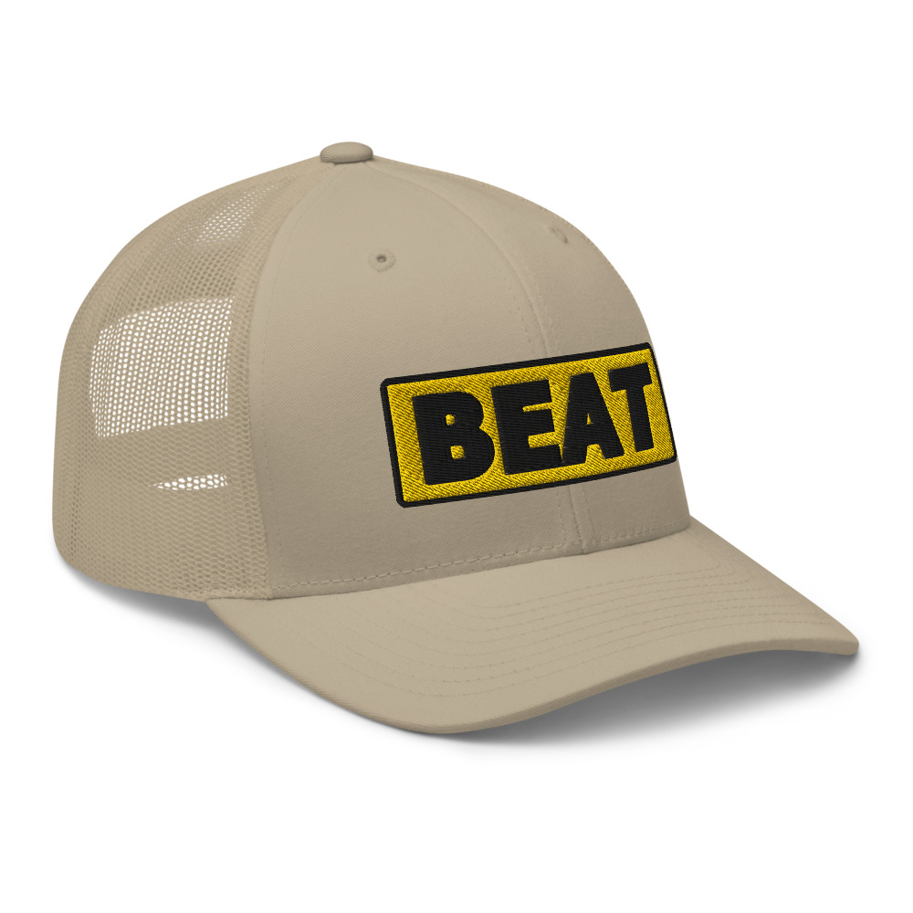 Casquette Trucker BEAT jaune – Image 8
