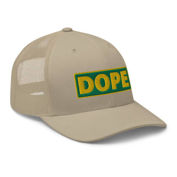 Casquette Trucker DOPE vert
