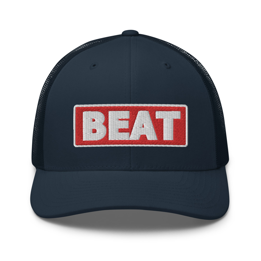 Casquette Trucker BEAT rouge – Image 3