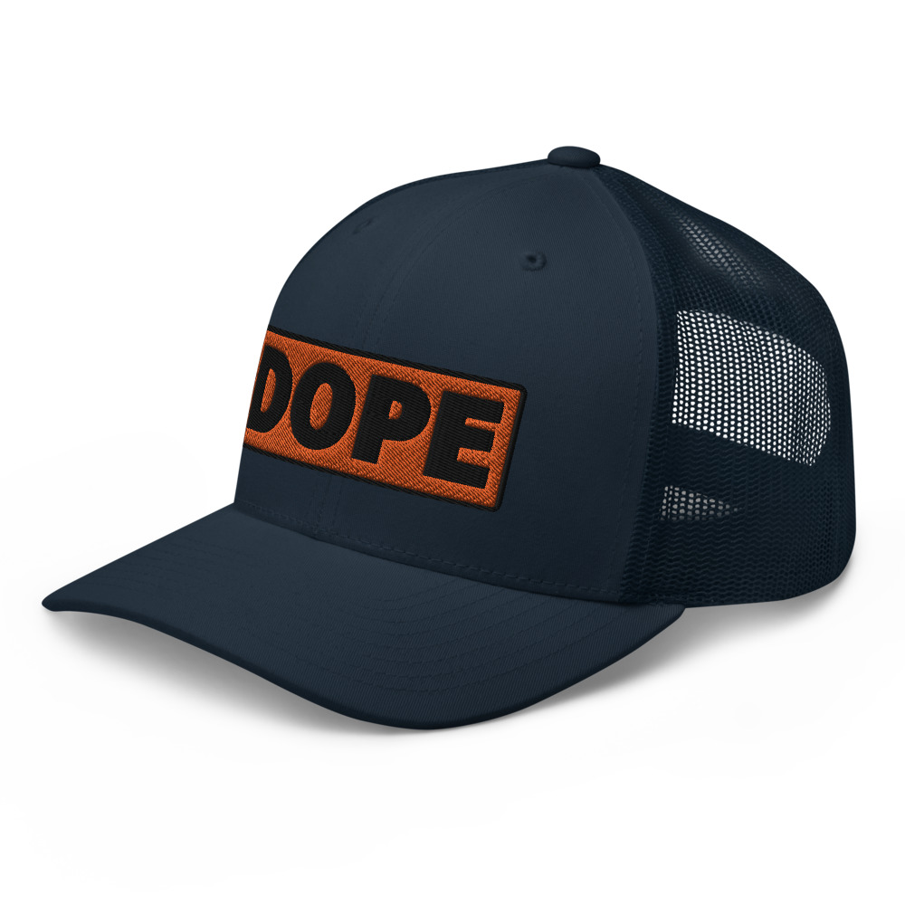 Casquette Trucker DOPE orange – Image 4
