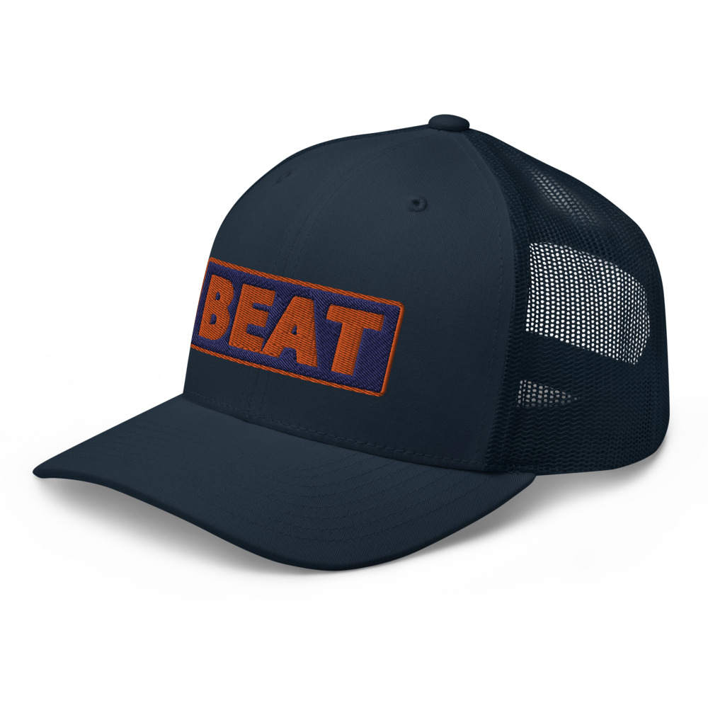 Casquette Trucker BEAT bleu – Image 4