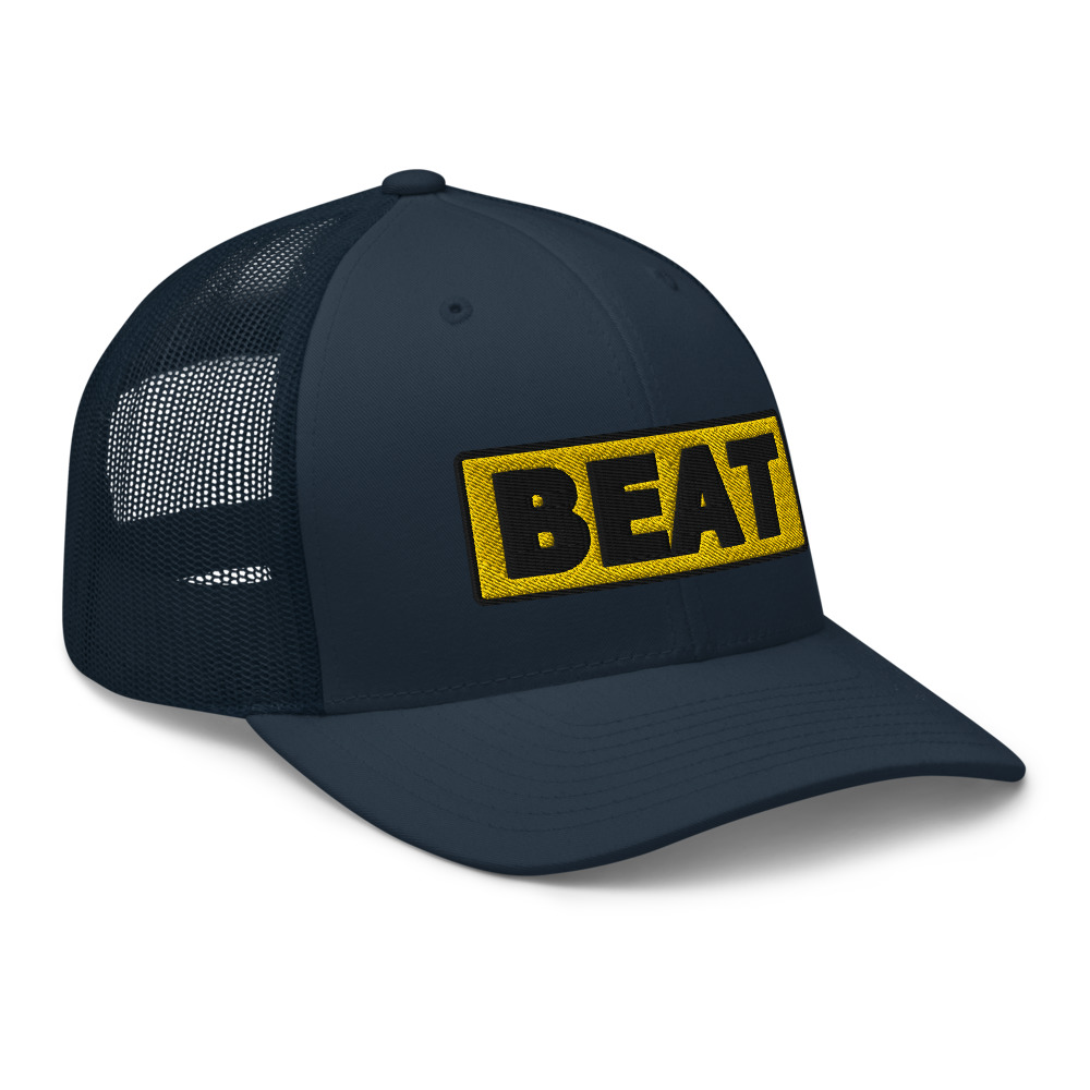 Casquette Trucker BEAT jaune – Image 4