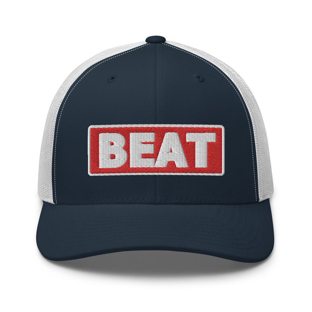 Casquette Trucker BEAT rouge – Image 4