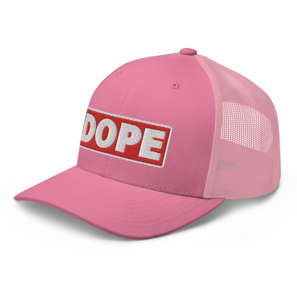Casquette Trucker DOPE rouge – Image 9
