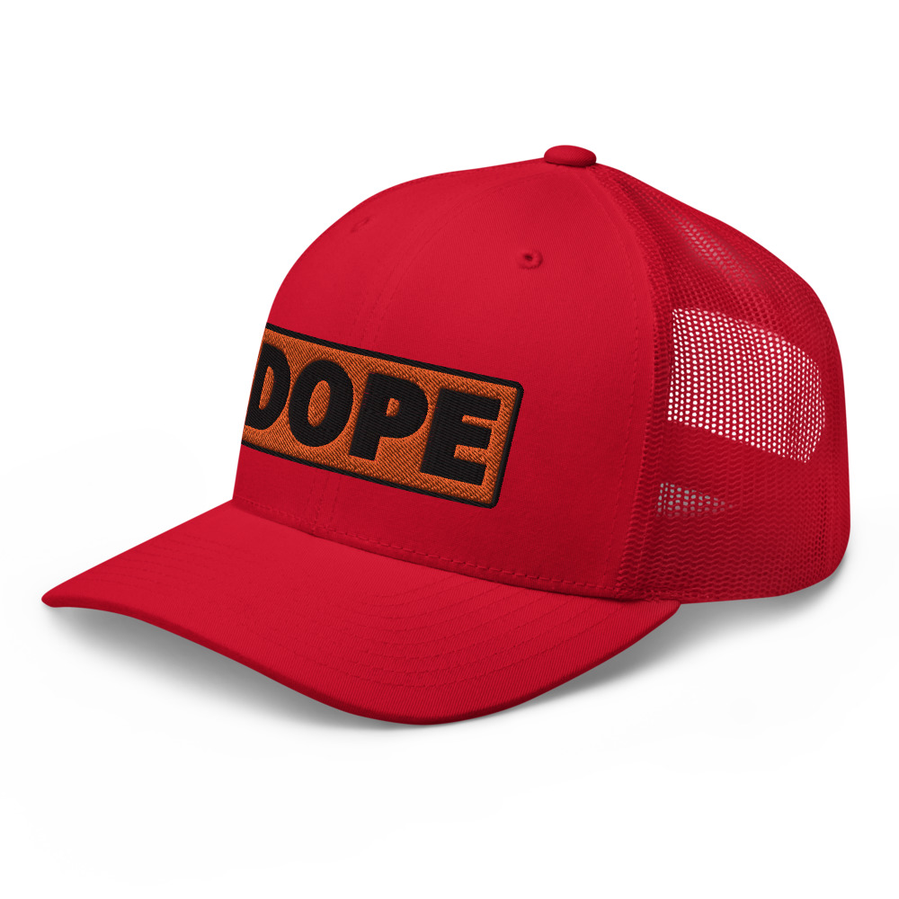 Casquette Trucker DOPE orange – Image 5