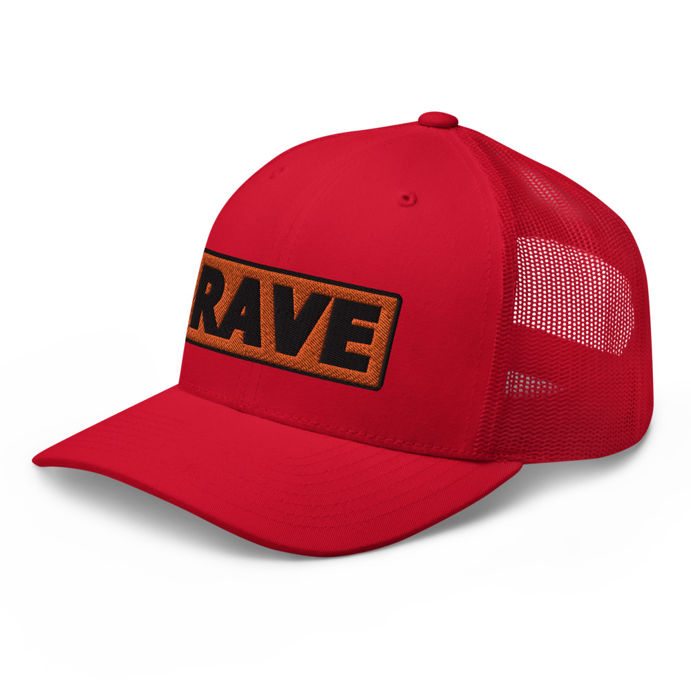 Casquette Trucker RAVE orange – Image 6