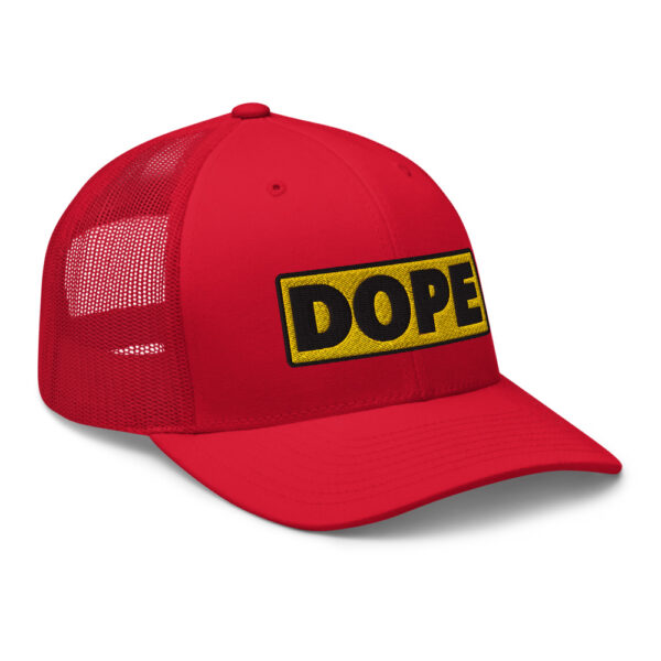 Casquette Trucker DOPE jaune