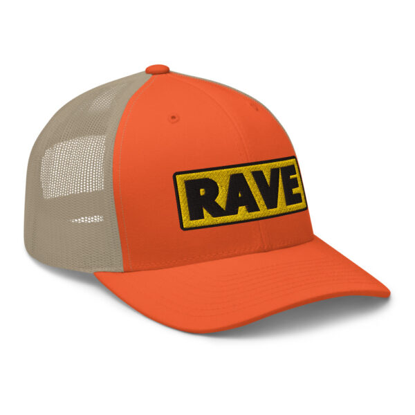 Casquette Trucker RAVE jaune