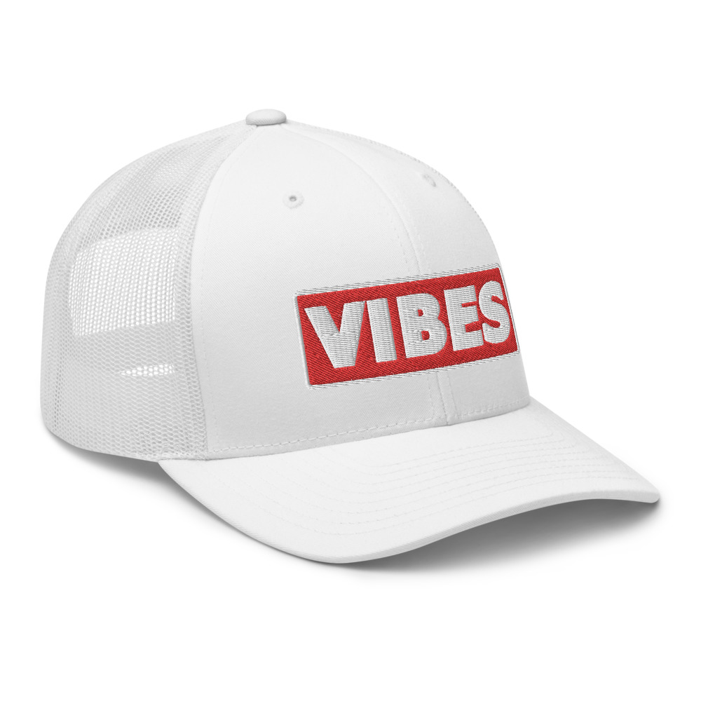 Casquette Trucker VIBES rouge – Image 10