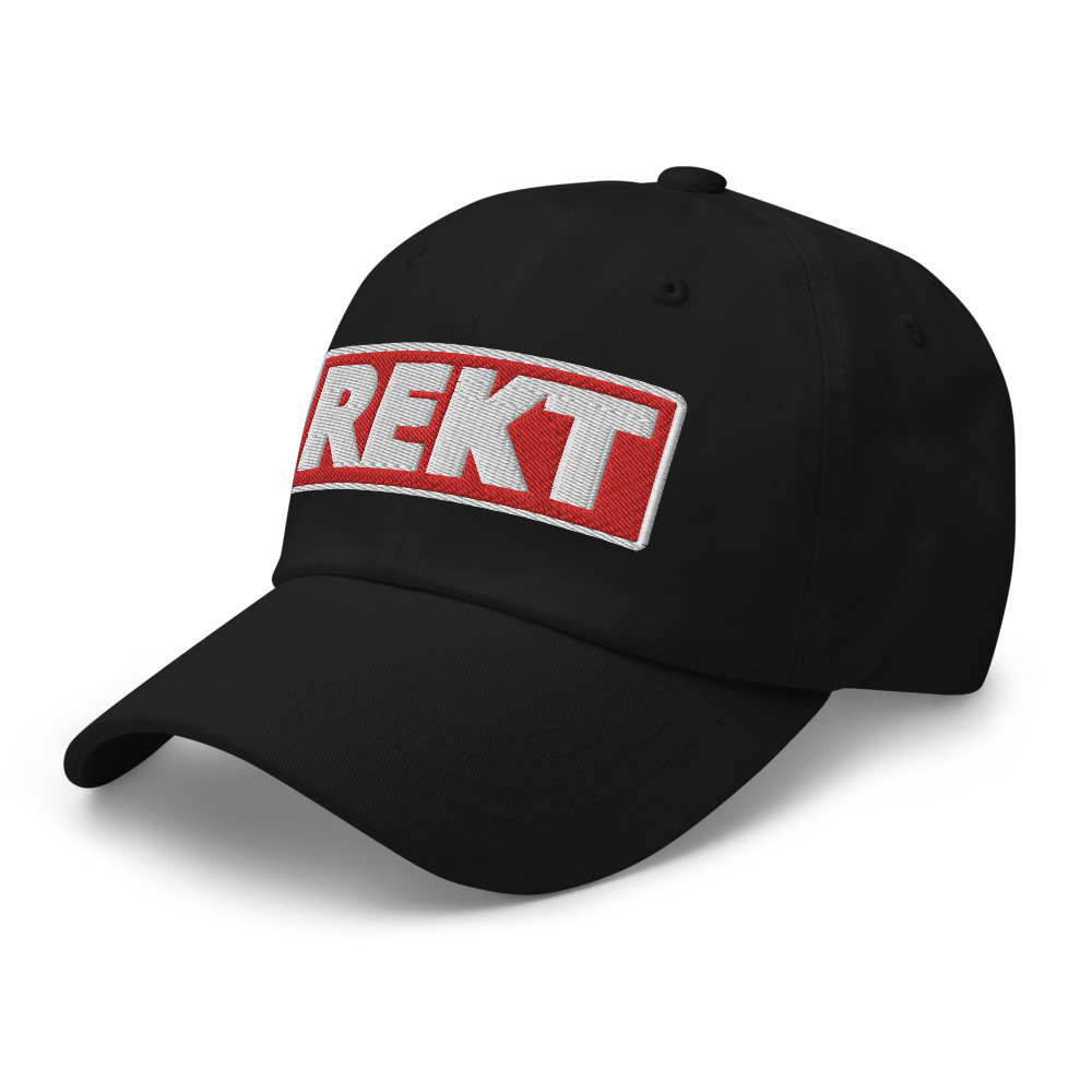 Casquette Baseball REKT rouge