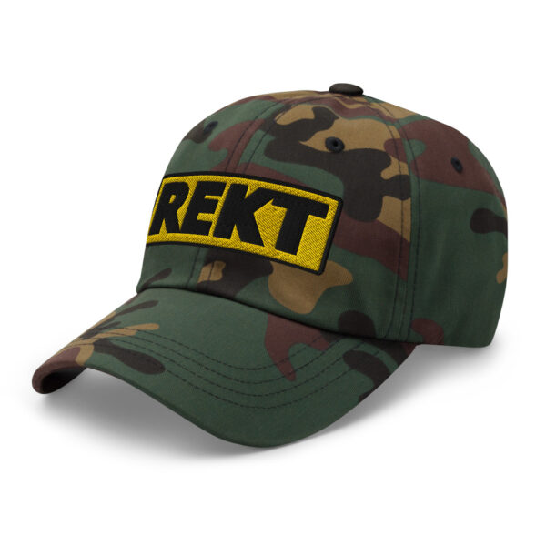 Casquette Baseball REKT jaune