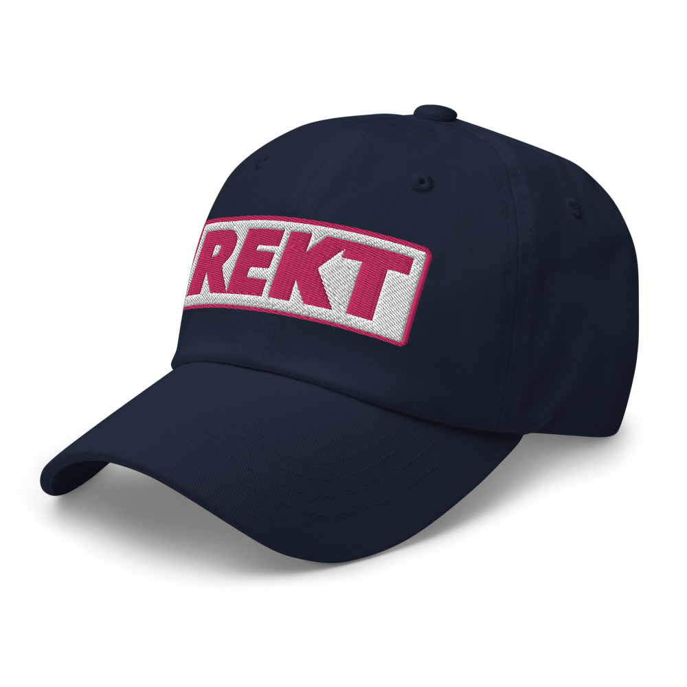 Casquette Baseball REKT blanc