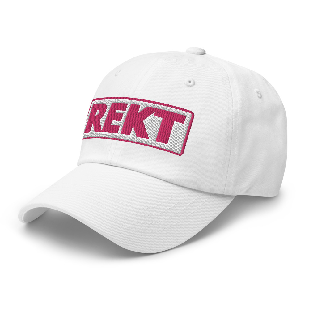 Casquette Baseball REKT blanc – Image 4