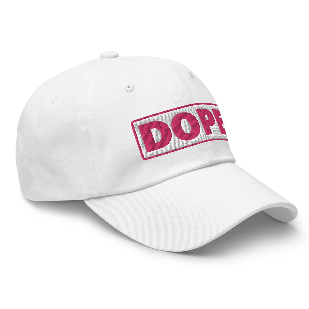 Casquette Baseball DOPE blanc – Image 4