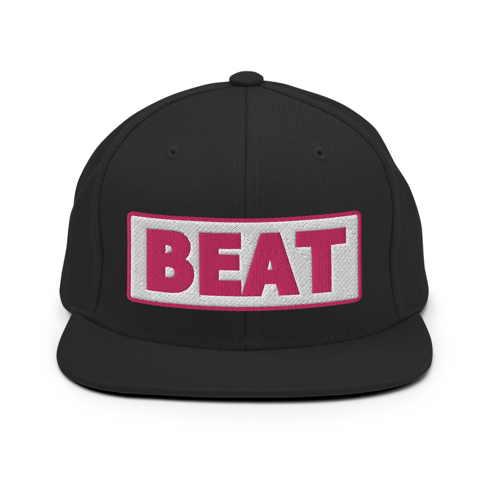 Casquette Snapback BEAT blanc – Image 7