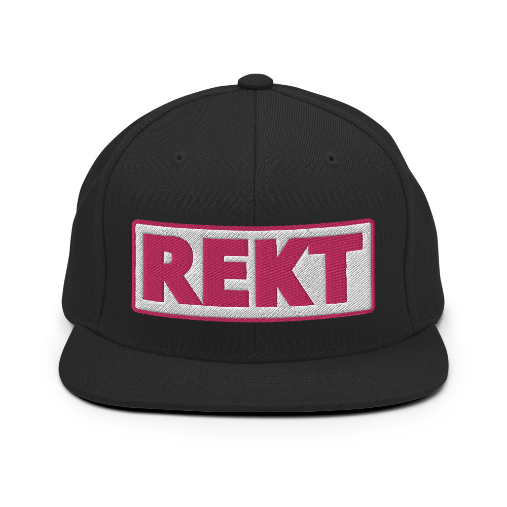 Casquette Snapback REKT blanc – Image 6