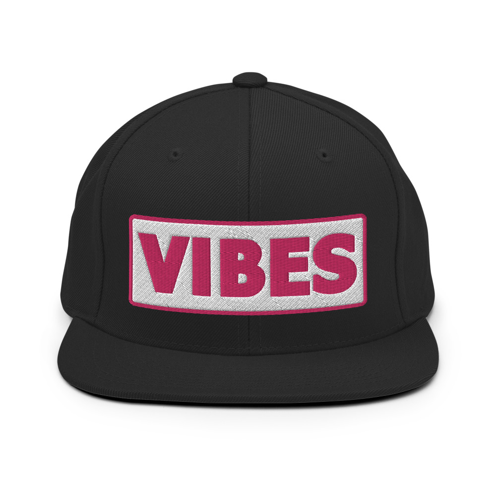 Casquette Snapback VIBES blanc – Image 6