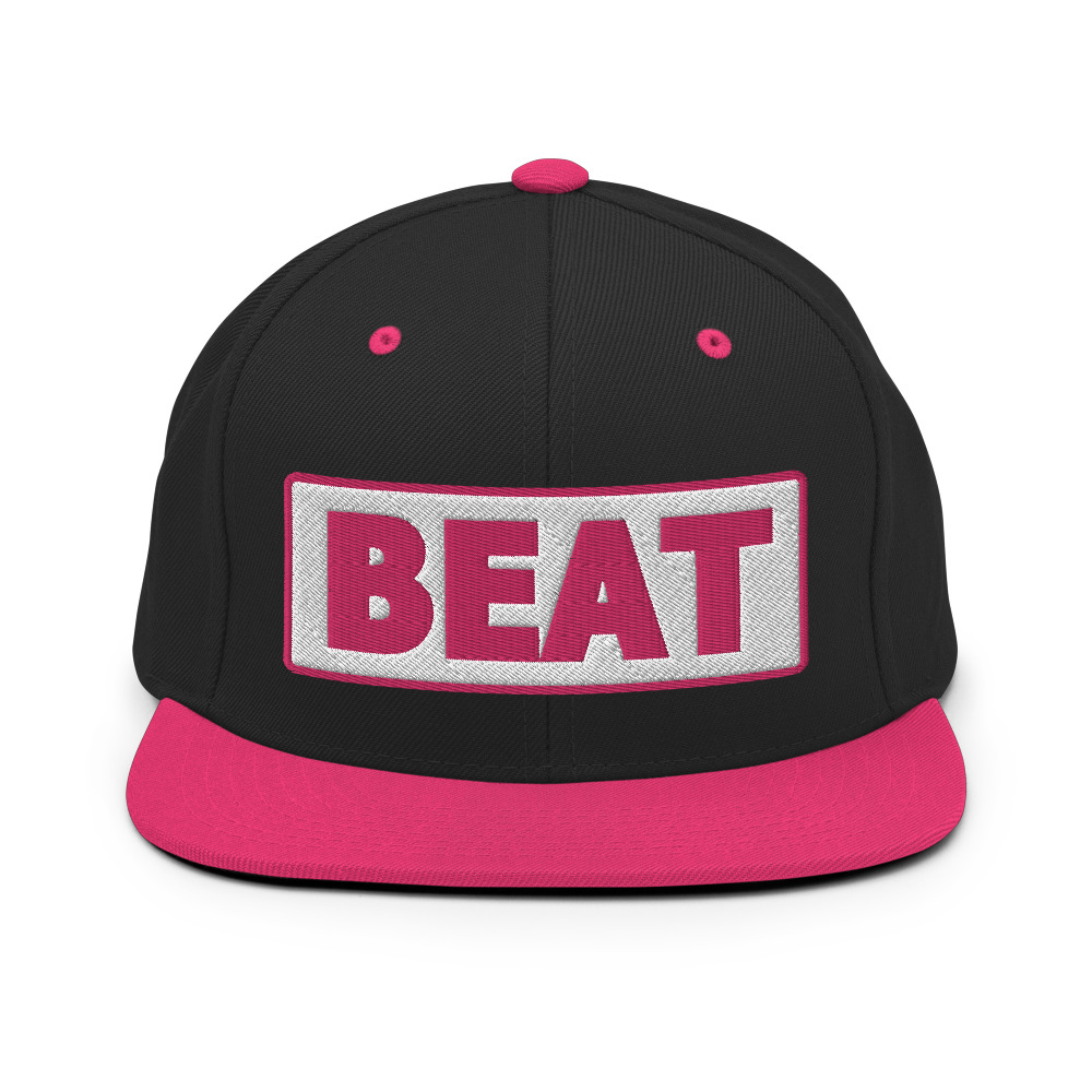 Casquette Snapback BEAT blanc – Image 4