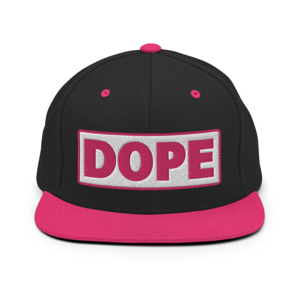 Casquette Snapback DOPE blanc