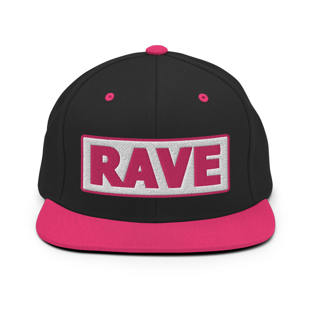 Casquette Snapback RAVE blanc – Image 4