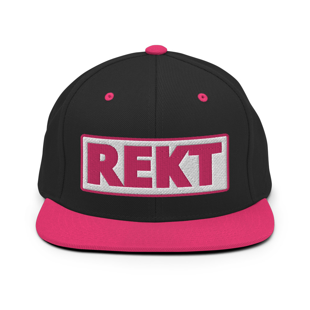 Casquette Snapback REKT blanc – Image 4