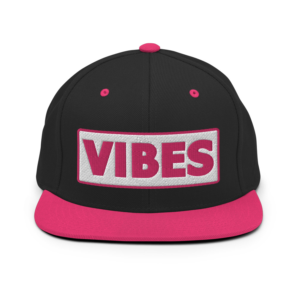 Casquette Snapback VIBES blanc – Image 4