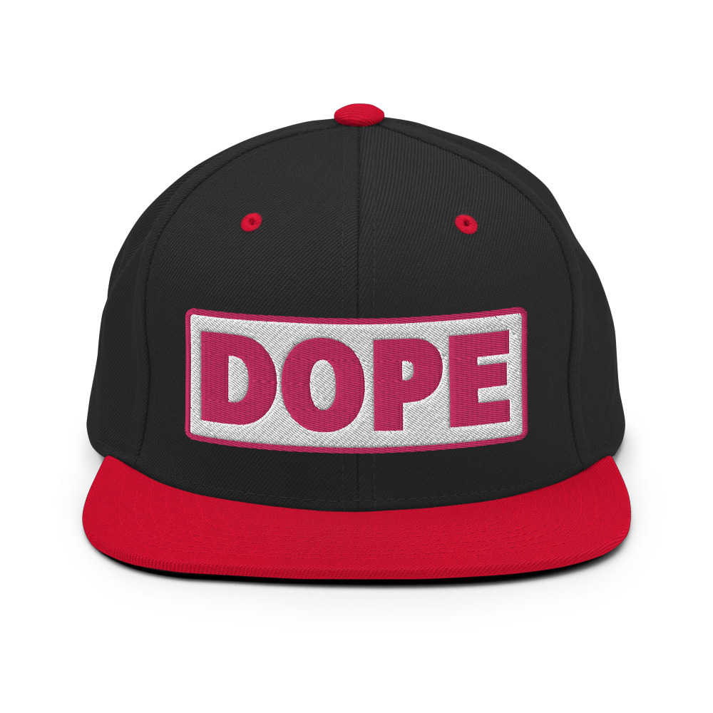Casquette Snapback DOPE blanc – Image 8