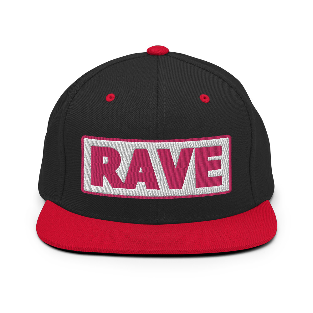 Casquette Snapback RAVE blanc – Image 8