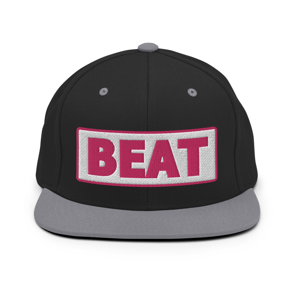 Casquette Snapback BEAT blanc