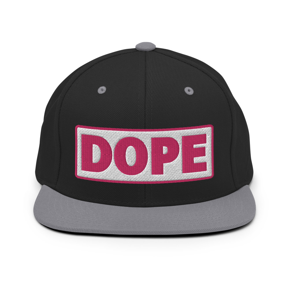 Casquette Snapback DOPE blanc – Image 7