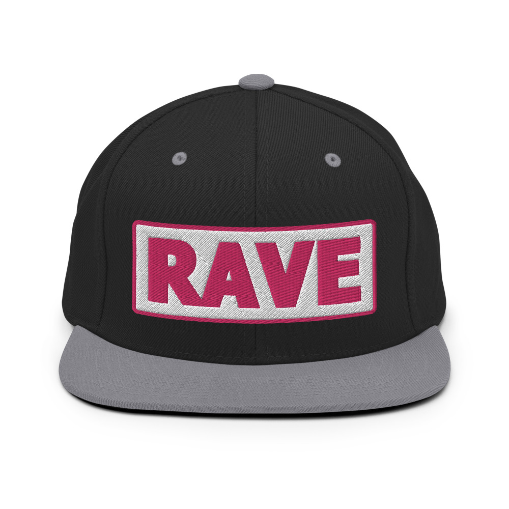 Casquette Snapback RAVE blanc – Image 7