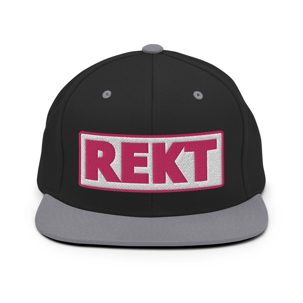Casquette Snapback REKT blanc – Image 7