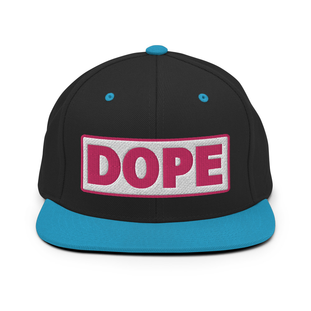Casquette Snapback DOPE blanc – Image 4