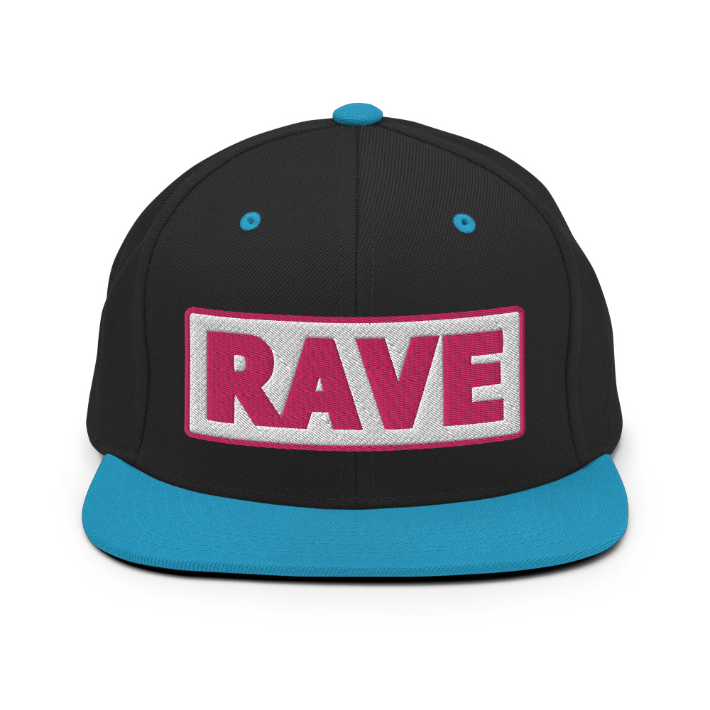 Casquette Snapback RAVE blanc – Image 5