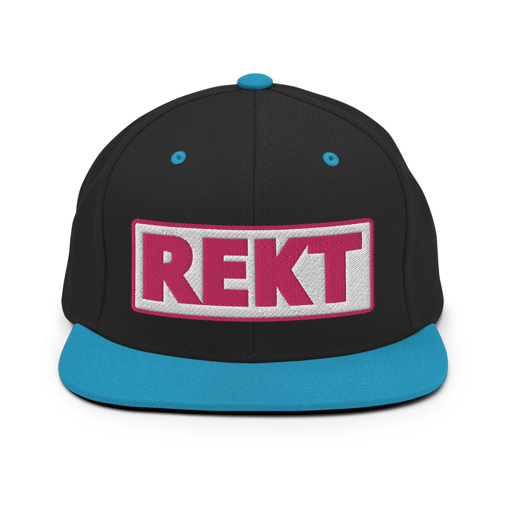 Casquette Snapback REKT blanc – Image 5