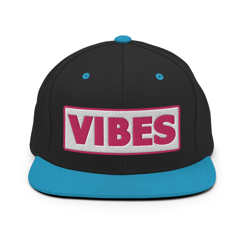 Casquette Snapback VIBES blanc – Image 5