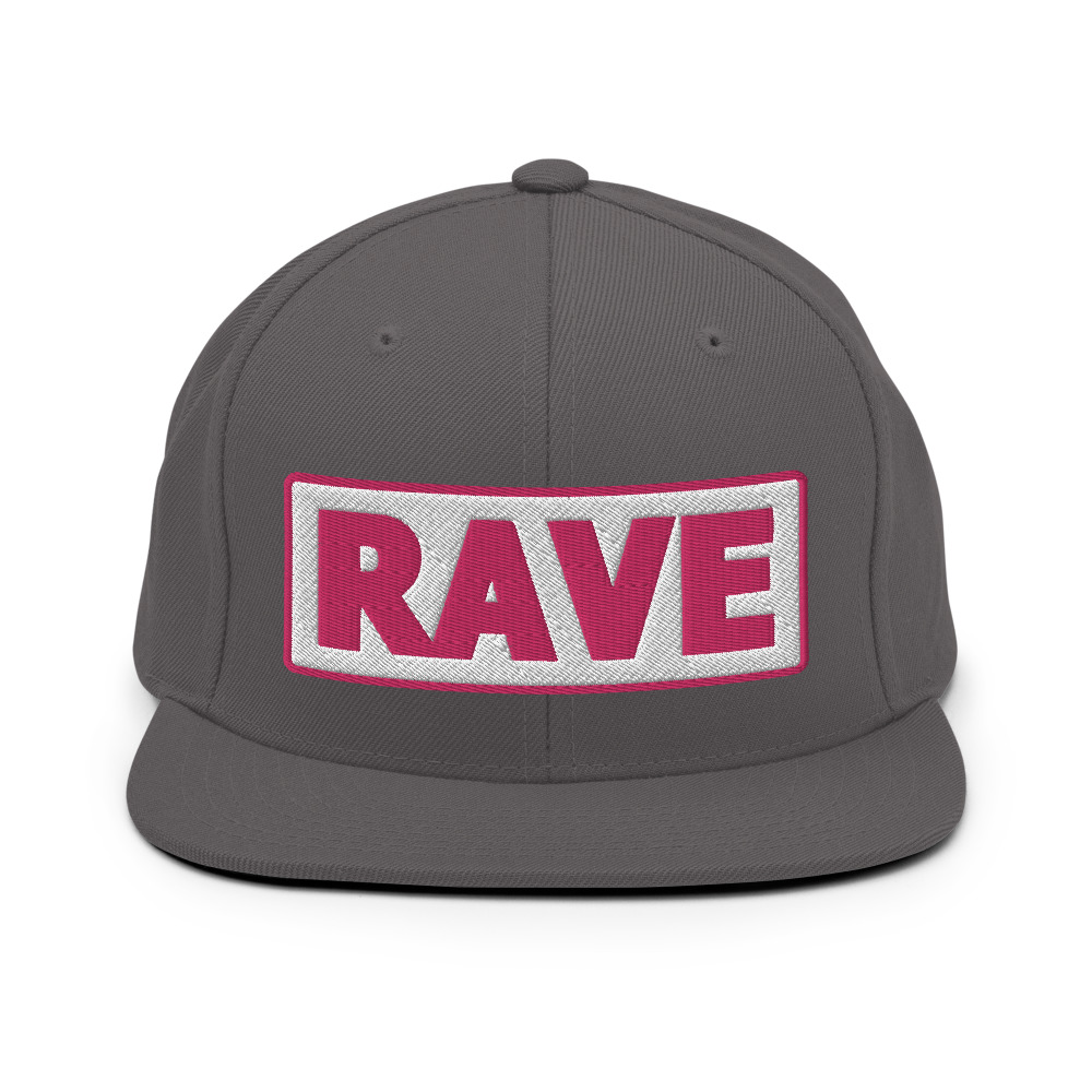 Casquette Snapback RAVE blanc – Image 13